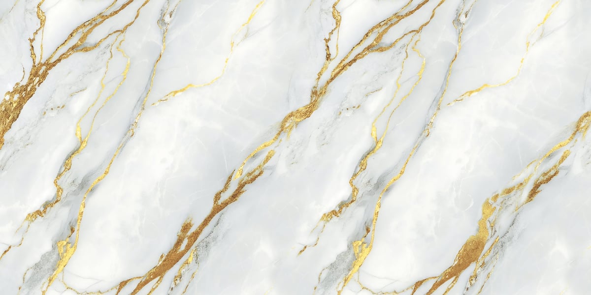Luxurious polished marble surface with mirror-like reflective shine