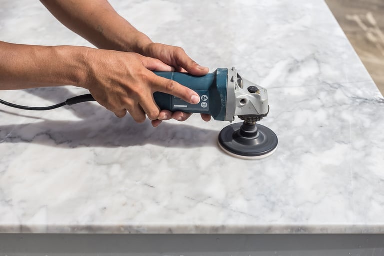 Professional marble restoration
